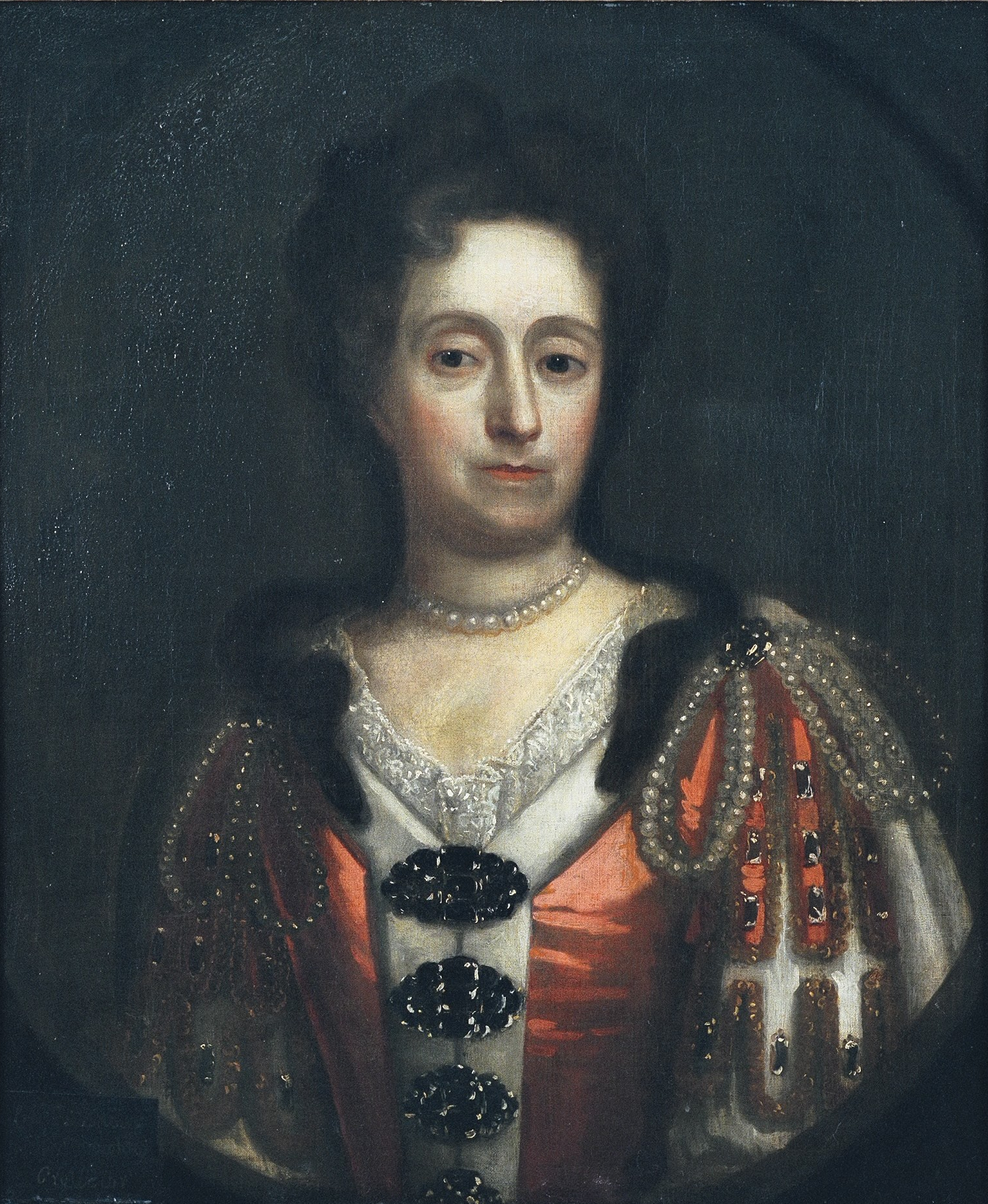 Portrait of Mary, Lady Fauconberg, (Cromwell), circle of Thomas Murray, c.1670, Oil on Canvas. thumbnail