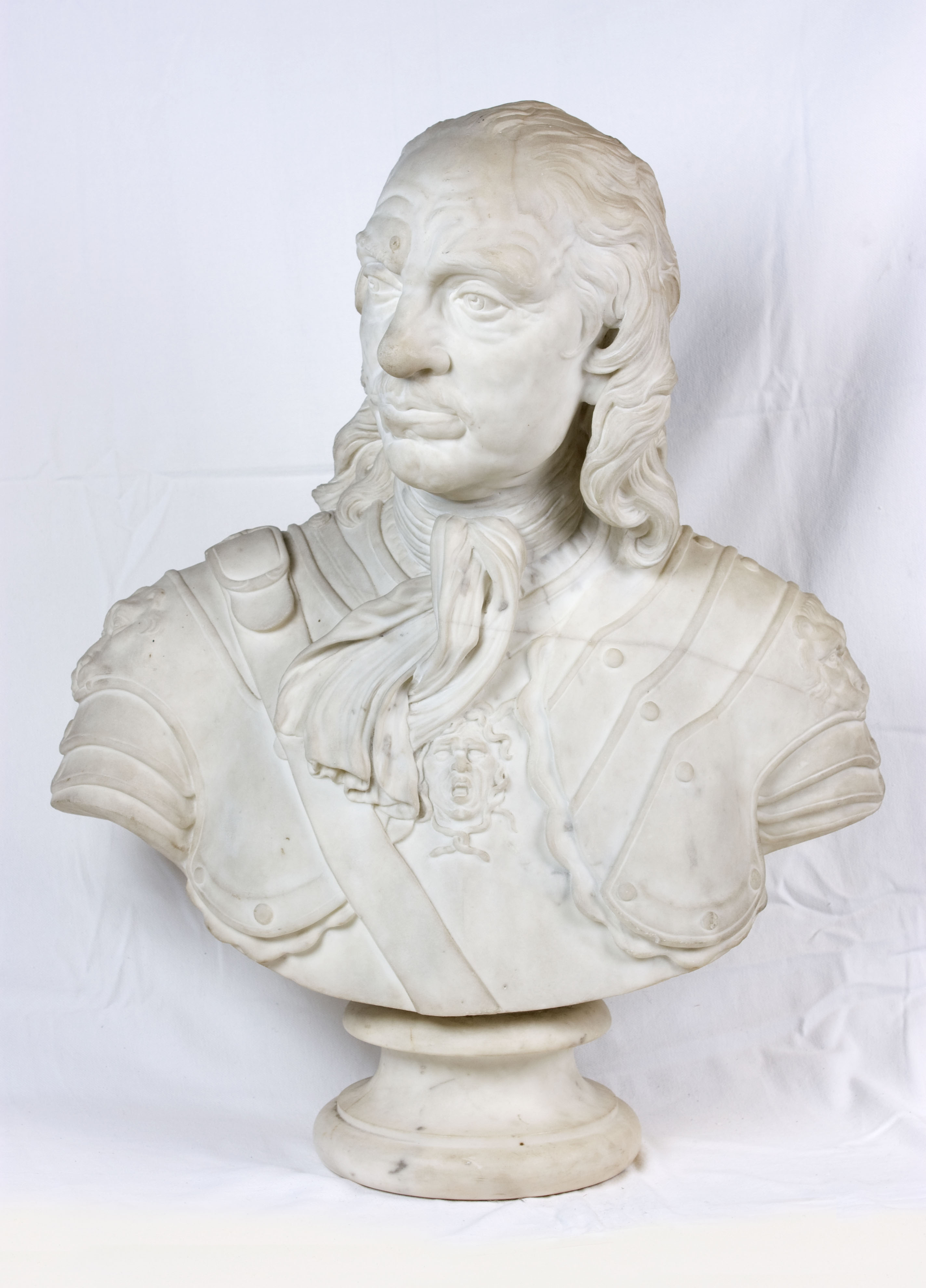 Bust of Oliver Cromwell, after Joseph Wilton, 19th Century. thumbnail