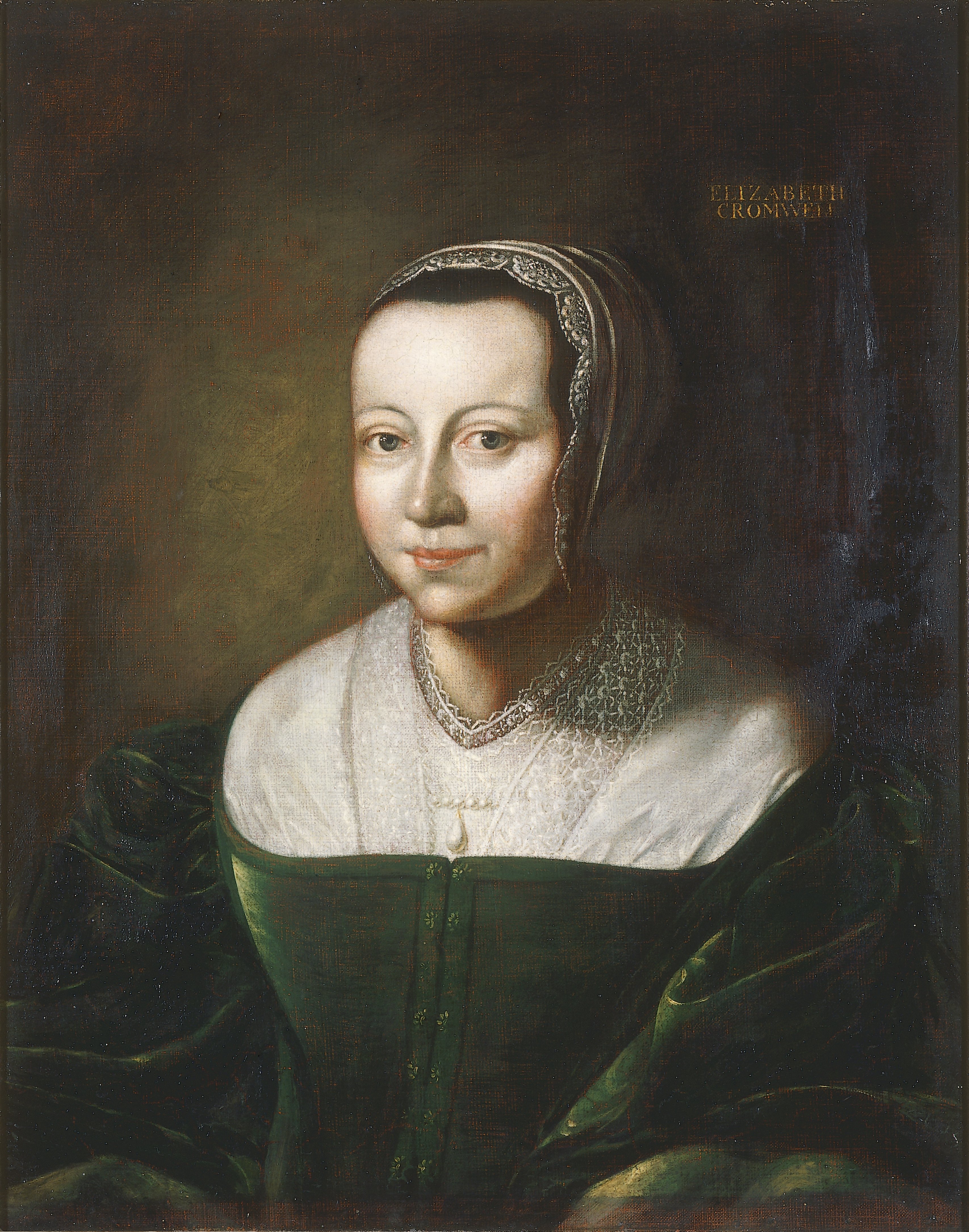 Portrait of Elizabeth Cromwell, English School, late 1600s, Oil on Canvas. thumbnail
